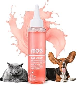 Ear Care Plus Ear Cleanser for Dogs and Cats Salicylic Acid (1%) Dog Ear Cleaner Solution (Pack of 1)