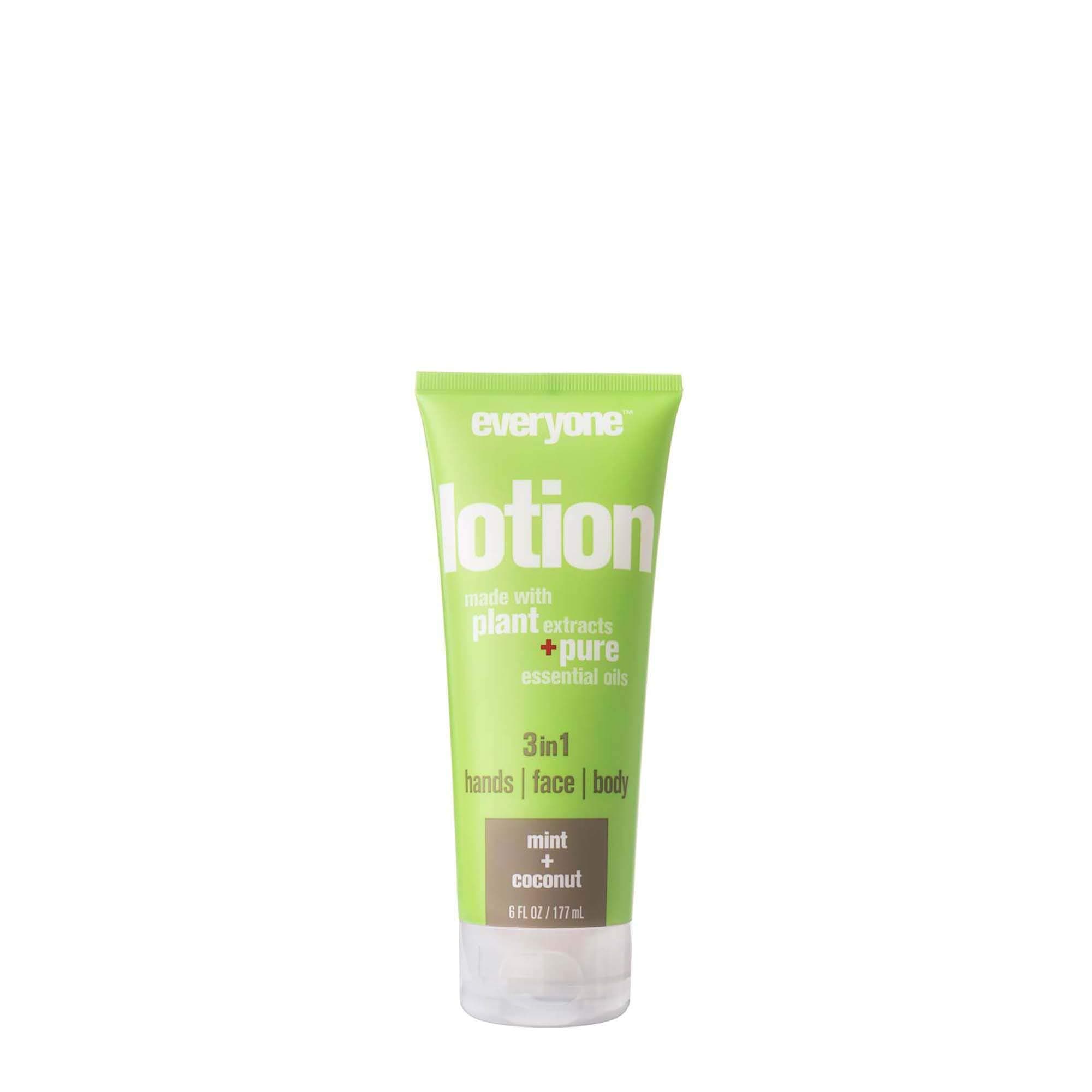 Everyone 3 In 1 Lotion Mint Plus Coconut, 6 Oz