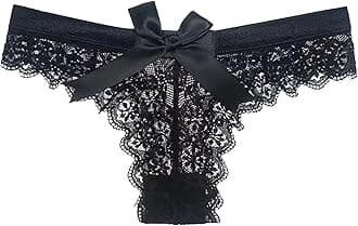 JOYO Women's Mesh Sheer Panties Lace Lingerie Seamless Underpants See Through Underwear Comfortable Lace Edge Brief