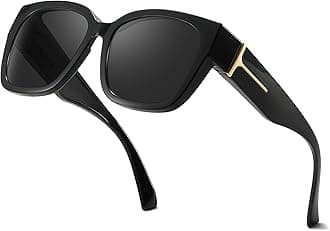 FIMILU Polarized Sunglasses Fit Over Glasses for Women, Oversized Square Sunglasses for Driving & Outdoor UV400 Protection
