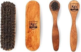 Kg's Premium Shoe Care Kit – Includes Cleaner, Suede Kit, Black & Brown Polish, Brushes, Applicators & Cloths for All Shoes