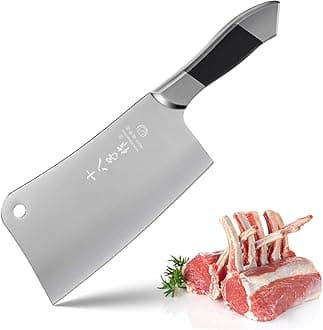 Heavy Duty Stainless Steel Bone Cleaver Knife for Home Chopping Bones