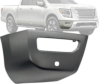 APA Replacement Front Bumper Corner Cover for 2020 2021 2022 2023 Titan with Parking Sensor Hole Passenger Right Side 620249FV1H NI1017103