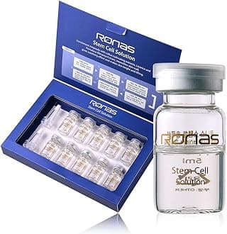 Ronas Stem Cell Solution 10 vial. Advanced Anti Aging Formula. Dermatologists Approved and Recommended as Best Anti Aging Solution. Plant Stem Cells Rejuvenate your Skin. Korean