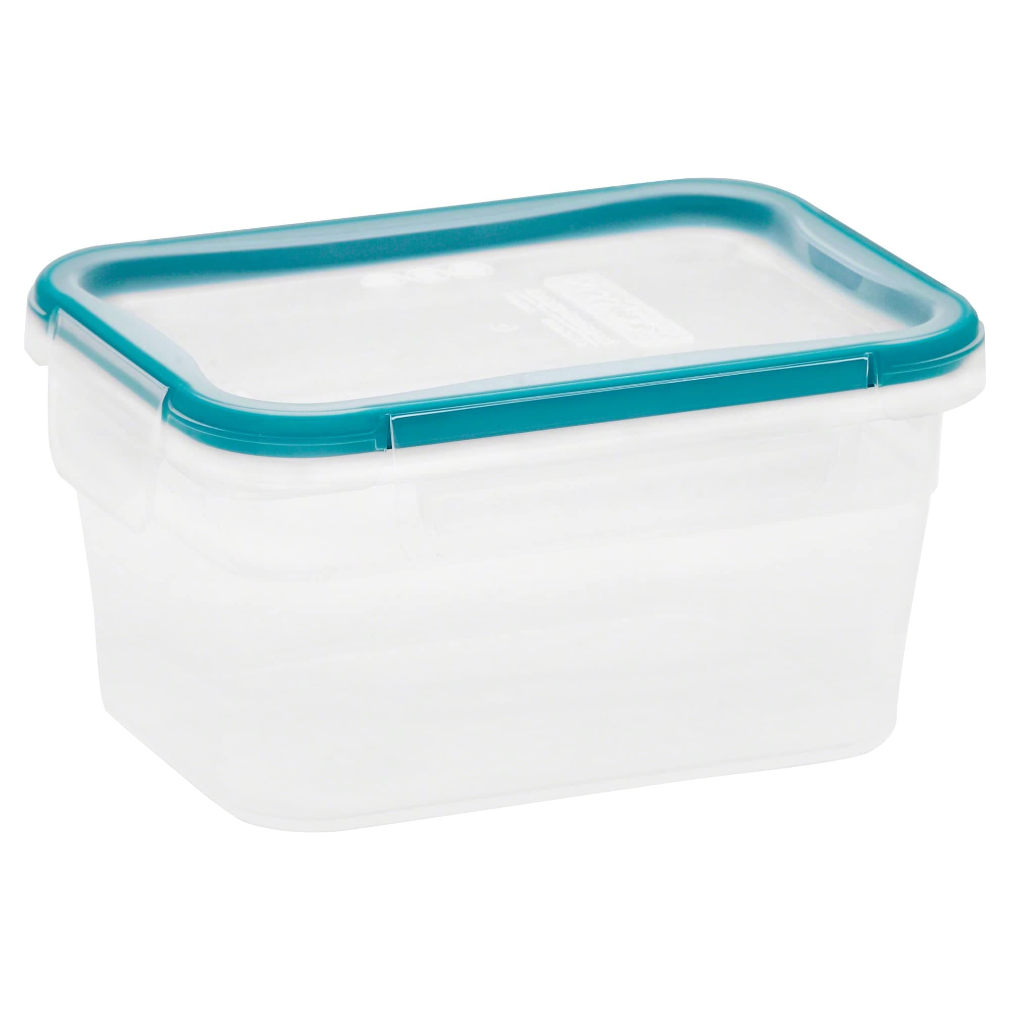 Snapware Total Solution 8.5-Cup Plastic Food Storage Container with Lid, 8.5-Cup Rectangular Meal Prep Container, Non-Toxic, BPA-Free Lid with 4 Locking Tabs, Microwave, Dishwasher, and Freezer Safe