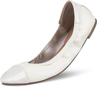 GAWBAWWomen's Ballet Flats Shoes - Slip on Casual Flats Round Toe Walking Ballerina Shoes for Women