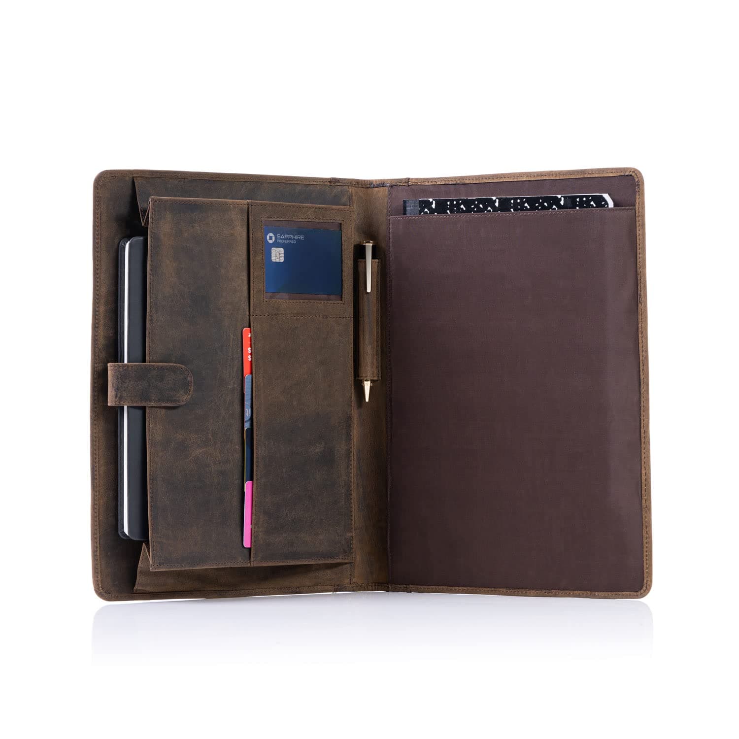 Leather Business Portfolio Folder