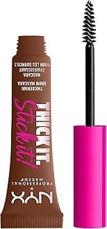 NYX PROFESSIONAL MAKEUP Thick It Stick It Thickening Brow Mascara, Eyebrow Gel - Rich Auburn
