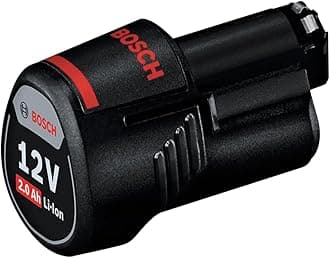 GBA 12 V 2.0 Ah O-B Professional Battery | Li-ion Battery Technology | Compact and Lightweight Design | 1 Battery of 12 V 2.0 Ah | Fits All Tools within a Voltage Class |1 year of Warranty