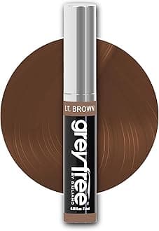 Greyfree Professional Temporary Hair Color Light Brown 0.25 Ounce
