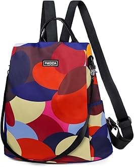 Fmeida Backpack Womens Anti Theft Travel Rucksack Shoulder Bag Ladies Handbag