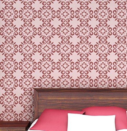 Traditional Damask Stencil, DS-08