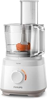 Philips Daily Collection Daily Compact Food Processor HR7310/01, 700W, 16 functions, In-bowl Storage., 2 Years Warranty - UAE Version