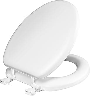 115EC 000 Toilet Seat, White, 1 Pack Elongated-Premium Hinge