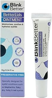 BetterLids Eyelid Ointment –Soothing Care for Dry, Itchy & Flaky Eyelids, Barrier-Repair Formula with Intense Oat Complex, Shea Butter & Panthenol, Suitable for Blepharitis-Prone Skin, 10g