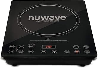 NUWAVE Pro Chef Induction Cooktop, NSF-Certified Commercial-Grade, Portable, Large 8” Heating Coil, Temp Settings from 100°F to 575°F, Perfect for Commercial & Professional Settings
