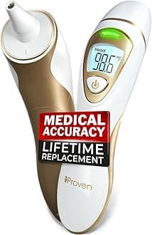 iProvèn Pro Series | Ear Thermometer with Non-Touch Forehead Function | Superior Accuracy for Adults, Kids, Babies | Premium Digital Thermometer for Adults and All Ages
