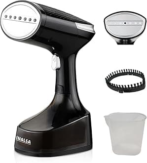 INALSA Garment Steamer for Clothes,Steam Iron Press - Vertical & Horizontal Steaming up to 25g/min, 1600 Watt,340 ml Water tank & 28 sec Fast Heating,Hetaing On/OFF Indicator Light (Cosicosy)