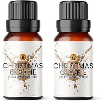 Aroma Energy | Christmas Cookie Fragrance Oil 20ml (2 x 10ml) - Highly Scented Oil for Making Candle, Soap, Wax Melt, Diffuser etc