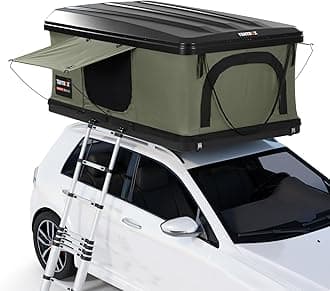 TentBox - Car Roof Top Tent Classic - Sleeps 2 People - Four Season Camping - Tent Box Roof Tent FITS Most Cars - Gas Assisted Opening, 60 Seconds Set-Up