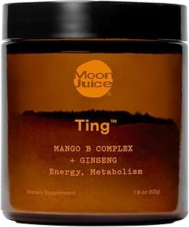 Moon Juice Ting B Complex & Methylated B12 Vitamin Supplement – Metabolism Support & Caffeine Free Natural Energy - 4:1 Concentrated Ginseng Extract – Vegan, Sugar-Free (25 Servings) (Jar, 1.7oz)
