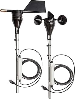 Onset S-WSET-B Wind Sensor Set Measures Wind Speed (S-WSB-M003) & Direction (S-WDA-M003)