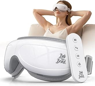Eye Massager with Remote Control FSA Eligible HSA - EyeOasis 2 Plus Eye Massager with Heat Compress - Electric Headache Massager with Heat for Migraines & Dry Eye Relief