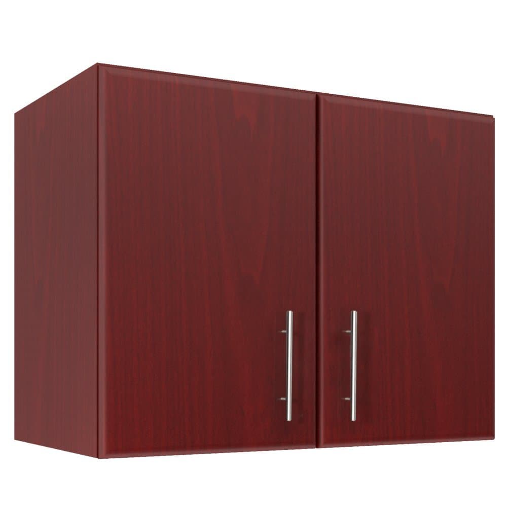 32''Stackable Wall Cabinet, Storage Cabinet Cherry