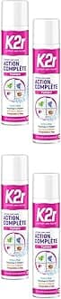 K2R 4 Action Complete Turbo Set - Aerosol (400ml) - Pre-Wash Stain Remover - All Types of Stains - Even Inlaid