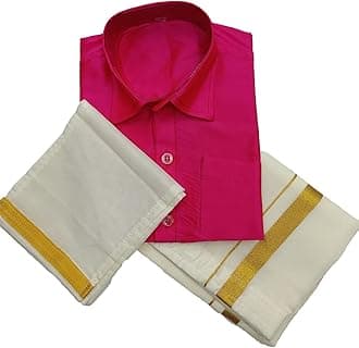 Bhandari Fashion Boys Traditional Dhoti & Shirts Set