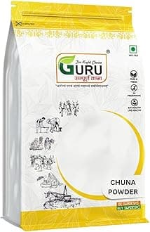 GURU Pure Chuna Powder : 400 gram | Edible Grade | Calcium Hydroxide | Multipurpose use | Limestone