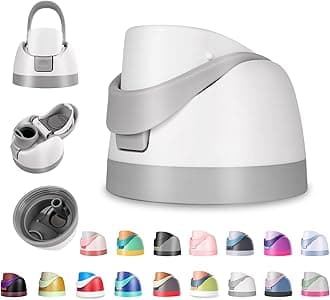 Replacement Lid for Owala Freesip,Compatible with Owala Freesip Water Bottle 16oz 24oz 32oz 40oz,Premium Replacement Accessories for Owala Cap,LeakProof,BPA-Free(Ash White)