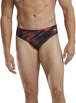 TYR Men's Durafast Elite Racer Brief Swimsuit Swim