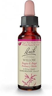 Bach Original Flower Remedies, Willow (Non-Alcohol Formula) - Forgive & Forget - Natural Homeopathic Flower Essence for Emotional Balance - Vegan, Gluten Free, Sugar Free - 10mL Dropper