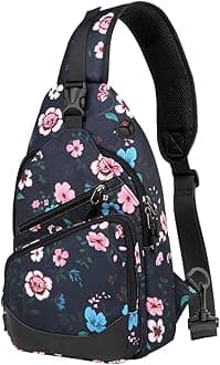 VASCHY Sling Bag for Men Women, One Strap Over the Shoulder Cross Body Backpack Chest Bag for Hiking/Travel/Outdoor