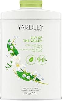 Yardley Lily of The Valley Perfumed Body Powder, Lily of The Valley Dusting Powder 200g