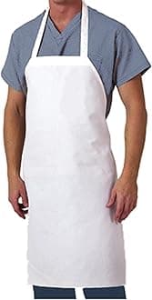 Aunt Martha's Cotton Kitchen, White Apron Standard pw-wq