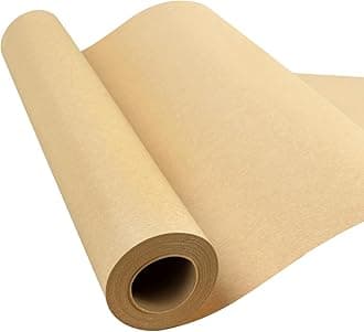 15"×400" Brown Paper Roll, Brown Wrapping Paper, Craft Paper, Wrapping Paper, Packing Paper for Moving, Packing, Gift Wrapping, Wall Art, Table Runner, Floor Covering