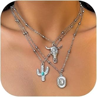 Boho Choker Necklaces for Women Boho Layered Necklaces Black Chokers for Women Coin Pendant Long Necklaces Jewelry for Girls