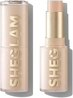 SHEGLAM Skin Magnet High Coverage Foundation Stick Longwear Medium Face Makeup for All Skin Types-Chantilly