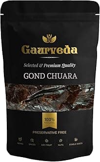 Gaurveda Gond Chhuara Dates Gum, Traditional Indian Edible Gum (50 Grams)