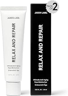 JAXON LANE RELAX AND REPAIR Anti Aging Face Moisturizer for Men | Anti Wrinkle Cream, Night Cream, Eye Cream with Niacinamide (Vitamin B3), Hyaluronic Acid, Vitamin E & Ceramides For Skin (2Tubes)