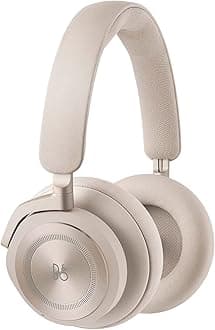 Bang & Olufsen Beoplay HX - Premium Wireless Bluetooth Over-Ear Active Noise Cancelling Headphones, 6 Microphones, Playtime Up to 40 Hours, Headset with Carrying Case - Sand
