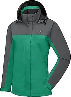 Little Donkey Andy Women’s Waterproof Rain Jacket Lightweight Outdoor Windbreaker Rain Coat Shell for Hiking, Travel