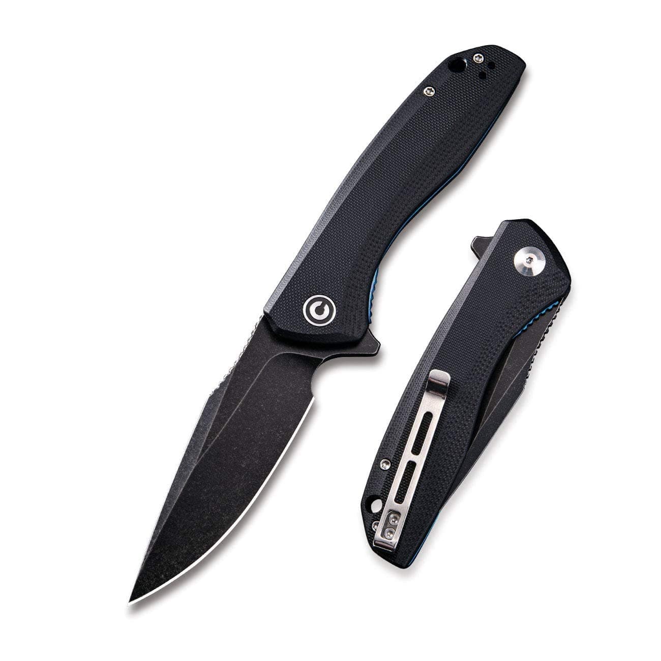 Folding Pocket Knife Baklash C801H (Double Black)