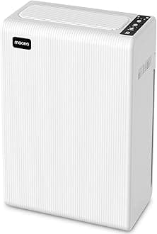 Air Purifiers for Home Large Room up to 2000ft², H13 HEPA Air Filter for Pets Hair Dander Smoke Pollen Dust, Non-Ozone, Portable Air Purifiers for Bedroom Office Living Room, E-300L, White