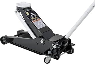 Omega 27025 Magic Lift Black Service Jack - 2-1/2 Ton Capacity