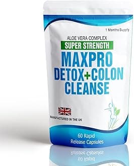 60 Max Cleanse Pro Colon Cleanse Detox Diet Slimming Dieting High Strength