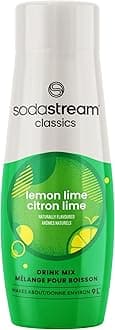 SodaStream Syrup, Fluid Ounce, Lemon Lime, 14.8 Fl Oz