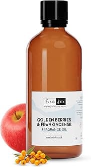 Freshskin Beauty LTD | Golden Berries & Frankincense Fragrance Oil 100ml - Candles, Bath Bombs, Soap Making, Reed Diffusers & Wax Melts - Cosmetic Grade - Vegan Friendly